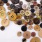 TCOTBE 600 Pcs Assorted Sizes Wooden Buttons Mixed Colors Coconut Shell Wood Handmade Ornament Buttons for Sewing Decorations DIY Arts and Crafts Manual Button Painting